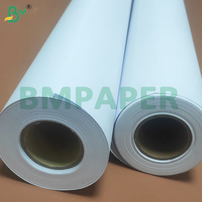 80Gsm Clear Image CAD Plotter Paper Rolls untuk Percetakan Teknikal