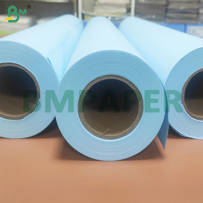 Gulungan Kertas Biru Dua Sisi 80gsm untuk Gambar Teknik