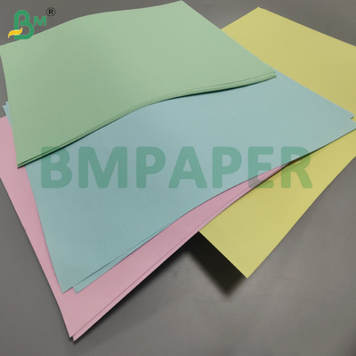 55gsm 80gsm NCR Karbonless Copy Paper 70 x 100cm Sensitivitas Tinggi Gambar Biru