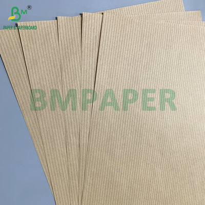 High Stiffness 50gsm 60gsm Brown Striped Kraft Paper Untuk Bunganya Kemasan