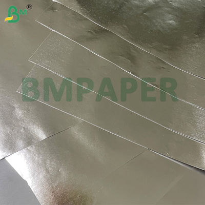 Food Garde Efisien Keamanan Panas 56gsm Perak Fast Food Aluminium Foil Paper