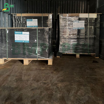 110g +110g +110g Black Corrugated Board For Cosmetic Box E Flute 700 x 1000mm