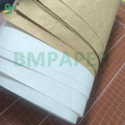 Kertas kantong semen konstruksi 70gm - 130gm Kraft Bag Kertas kekuatan tinggi