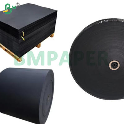 Kertas Kartu Hitam 180gsm 230gsm Untuk Label Pakaian Kekakuan Baik 70 x 100cm