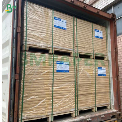 Kertas Kraft Bergaris Pembungkus Pelindung Fleksibel 60gsm Dalam Gulungan