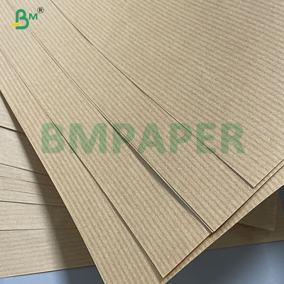 Kertas Kraft Bergaris Pembungkus Pelindung Fleksibel 60gsm Dalam Gulungan