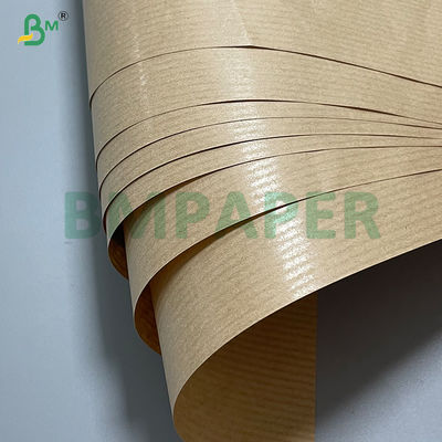Kertas Kraft Bergaris Pembungkus Pelindung Fleksibel 60gsm Dalam Gulungan