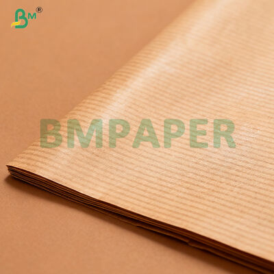 Mesin Resistensi Air Mata Tinggi Kaca Striped Kraft Paper 60-80gsm Untuk Gigt Wrapping
