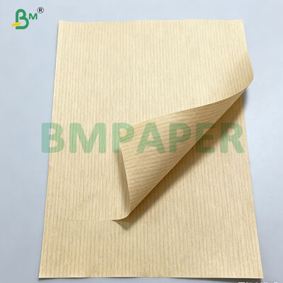 80gm 90gm kekuatan tinggi MG Stripped Kraft Paper untuk pembuatan tas tangan
