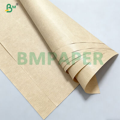 50gsm 60gsm Mesin Resistensi Lipat Tinggi Kaca Striped Kraft Paper Rolls Untuk Membungkus