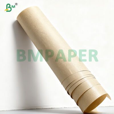50gsm 60gsm Mesin Resistensi Lipat Tinggi Kaca Striped Kraft Paper Rolls Untuk Membungkus