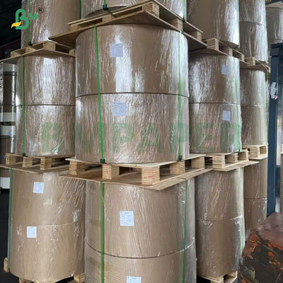 65g Silikon Lapisan Kaca Glossy Kertas 215mm 1070mm Dalam Gulung