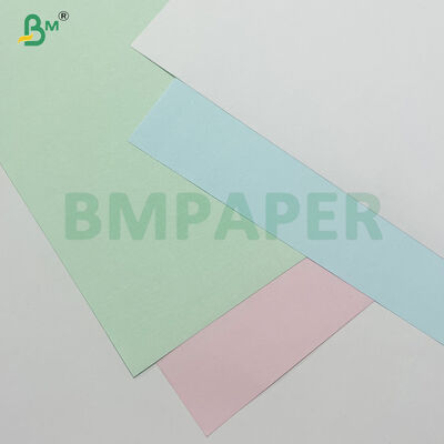 70g Putih & Biru & Hijau Tiga Lapisan Kertas Tanpa Karbon Rincian