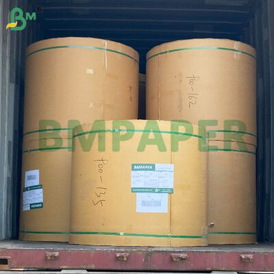 Kertas Kantong Tumbuh Mangga Gloss Dilapisi Lilin Bahan Belakang Hitam 56gsm