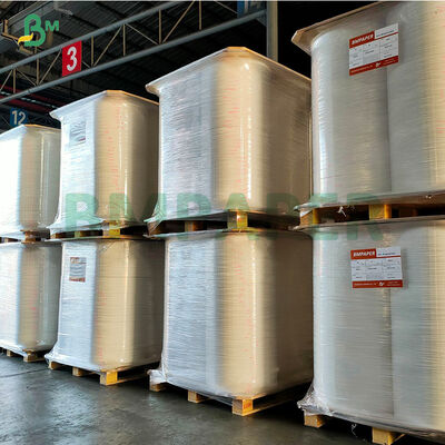 FDA tahan kelembaban minuman putih kertas bungkus jerami dalam gulung