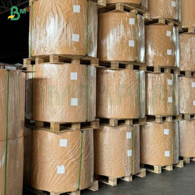 40gm + 10gm Oilproof Single - Side Glossy PE Coated Paper Untuk Pengemasan Makanan