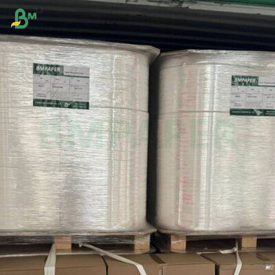 100% ramah lingkungan 24g 28g Straw Wrapping Paper 37mm In Roll