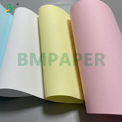 75g CB / CFB / CF Digital Printing Carbonless Paper Roll Untuk Invoice NCR 9.5 "