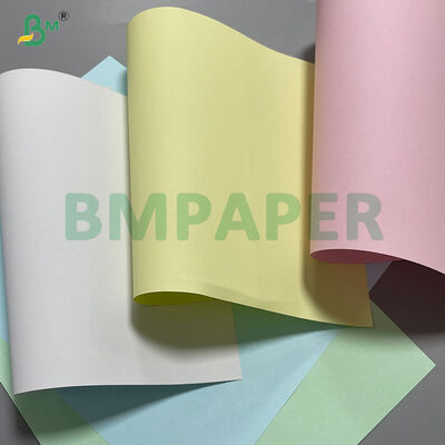 75g CB / CFB / CF Digital Printing Carbonless Paper Roll Untuk Invoice NCR 9.5 "