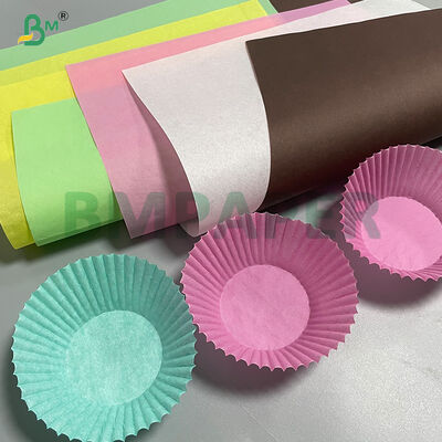 40g 50g Kopi Putih Pink Greaseproof Baking Parchment Cupcake Liner Paper