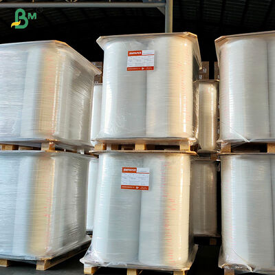 28gram Food Grade White Straw Wrapping Paper 32mm 35mm 37mm Width Roll
