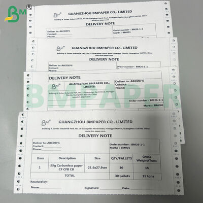 Kertas Dasar Tanpa Karbon Multi - Warna CF CFB CB Untuk Formulir Duplikat