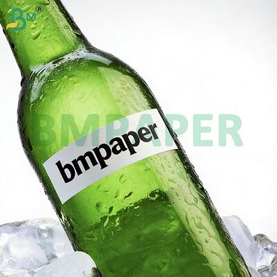 80g 90g Wet Strength Label Paper Untuk Pencetakan Label Kemasan Minuman