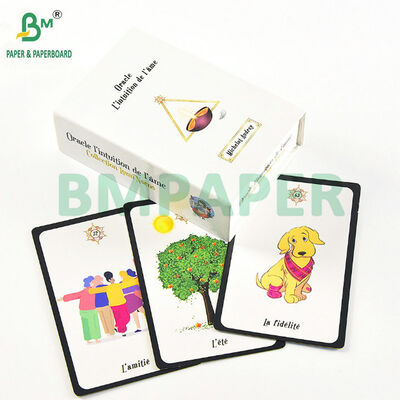 Opacity Tinggi 310GSM 320GSM Blue Core Kartu Mainan Kertas Poker Cardstock