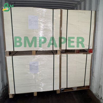 Kertas Tatakan Gelas Papan Pulp Tidak Dilapisi 40 Pt Warna Alami Daya Serap Baik