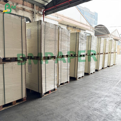 Kertas Tatakan Gelas Papan Pulp Tidak Dilapisi 40 Pt Warna Alami Daya Serap Baik