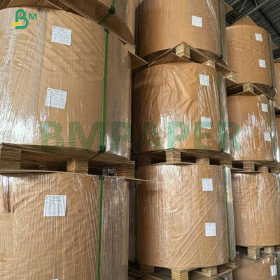 70gsm 80gsm Percetakan yang Baik Glossy C1S Coated Label Paper In Roll