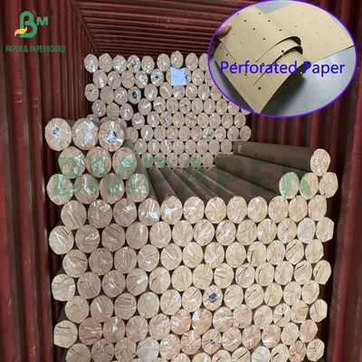 70gm 80gm 90inch Lebar Brown Perforated Kraft Paper Untuk Garment CAM