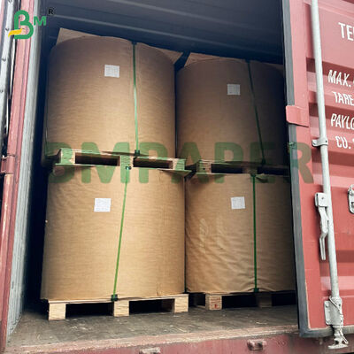 Brown Kraft Paper Rolls Testliner Papan Liner Daur Ulang 200gsm