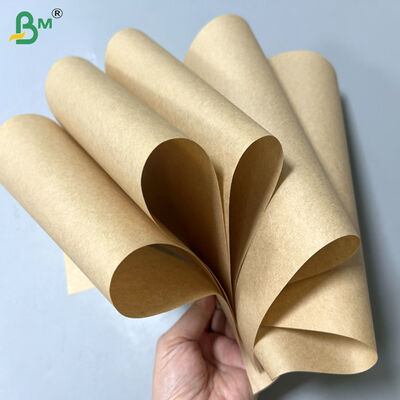 60gm 70gm Brown Warna Grease Proof Paper Untuk Margarine 1000mm 1100mm