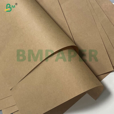 100% Virgin Wood Pulp 75gsm 80gsm 85gsm Brown Kraft Liner Paper Untuk Membuat Kantong Kertas