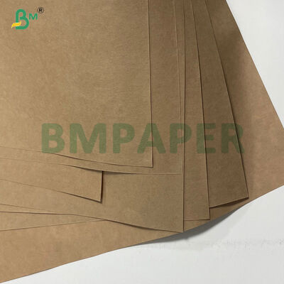 100% Virgin Wood Pulp 75gsm 80gsm 85gsm Brown Kraft Liner Paper Untuk Membuat Kantong Kertas