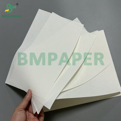 150gm 180gm Kertas Kraft Putih Tanpa Lapisan Untuk Tas Belanja 90cm 100cm Reel
