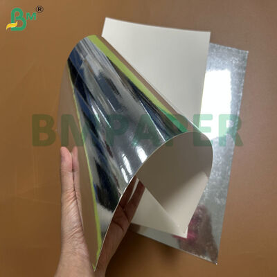 230gsm Satu sisi dilapisi untuk Metallic Silver Board Untuk Cosmetic Packaging Box SRA1 Size