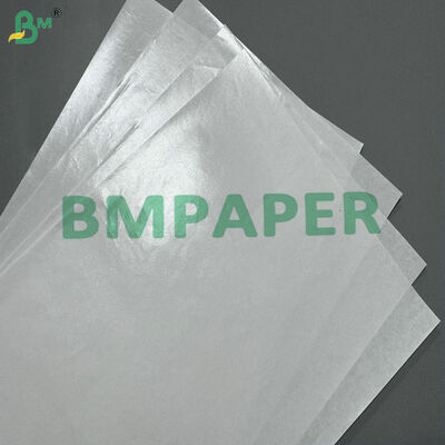 Waterproof & Greaseproof Food Grade PE Coated 35gsm 40gsm White Kraft Paper Roll Wrapping Paper untuk Hamburger