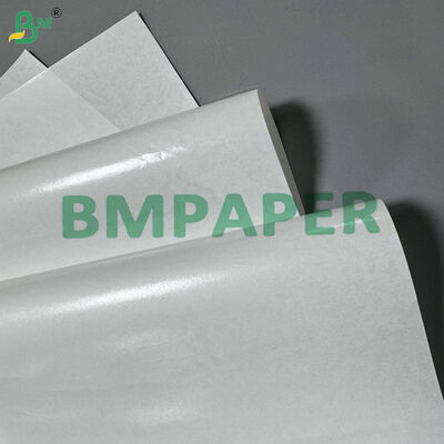 Waterproof & Greaseproof Food Grade PE Coated 35gsm 40gsm White Kraft Paper Roll Wrapping Paper untuk Hamburger