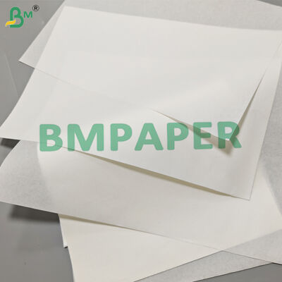 40gm 60gm kertas putih anti lemak roll untuk kemasan makanan 1200mm bebas PFAS