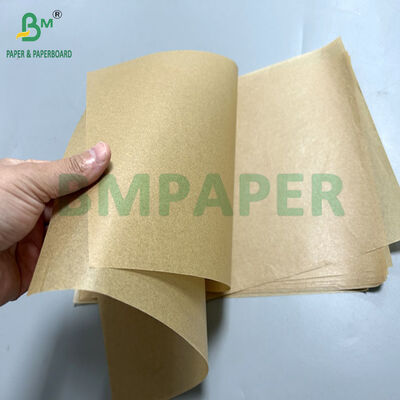 40gsm 60gsm Brown Double-Sided Silicone Release Paper For Baking Food 40 x 60cm