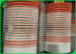 FDA Food Grade 60gsm 120gsm Colorful Dicetak Kertas Jerami Untuk Minum sedotan