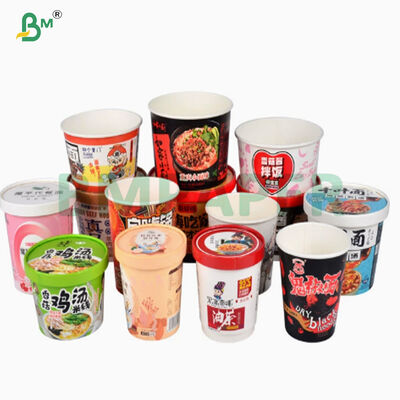 Tulang yang sangat tahan minyak 20gsm 24gsm PE Lapisan Sup Panas Noodle Soup Paper