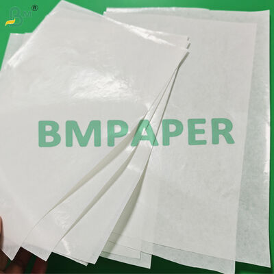 40g + 9g Poly Coated White Brown Cutlery Wrapping Paper 120mm 160mm Food Safe