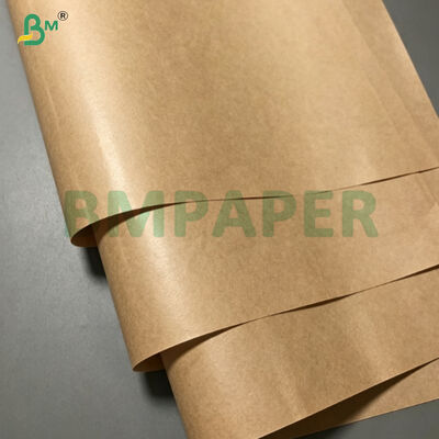 Basis Kraft 40gsm Lapis Poli Aman untuk Makanan + Kertas Pembungkus Peralatan Makan Film PE 9gsm