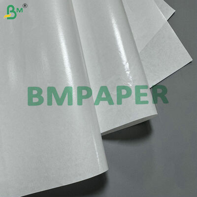 Waterproof & Greaseproof PE Laminated Kraft Paper 40gsm Food Grade Coated Paper Roll untuk kemasan peralatan makan yang dapat disegel panas