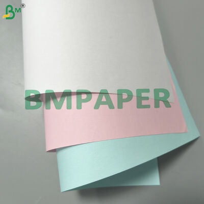 Kertas NCR Tanpa Karbon Mentah Dilapisi Lembaran Atas Tengah Bawah Tidak Tersusun
