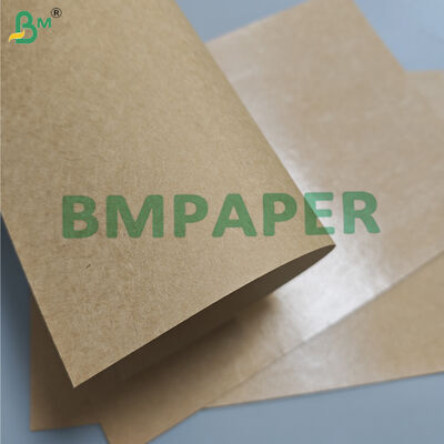 300gm + 15g PE dilapisi Brown Kraft Paper Untuk Tray Makanan Jalan Oil proof 85cm