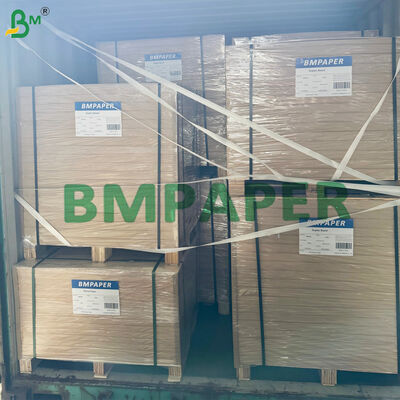 Brown PE Coated Kraft Paper Food Container Waterproof PE Coating di satu sisi
